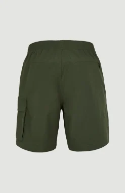 New O’Neill All Day 17'' Hybrid Short | Forest Night