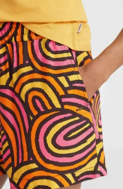 Best O’Neill Amiri Beach Short | Orange Rainbow Stripe