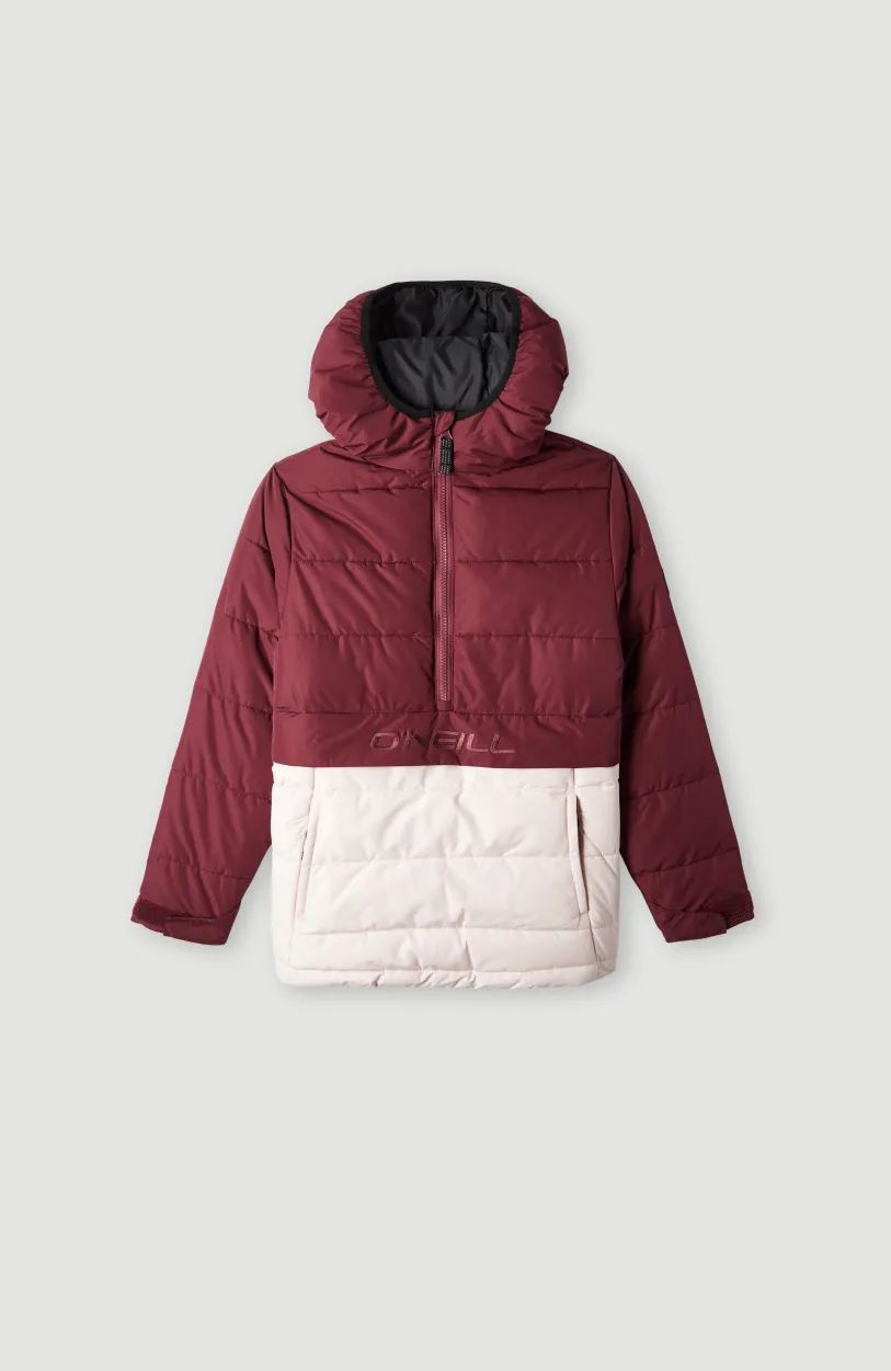 Hot O’Neill Anorak O'Riginals Puffer | Windsor Wine Colour Block