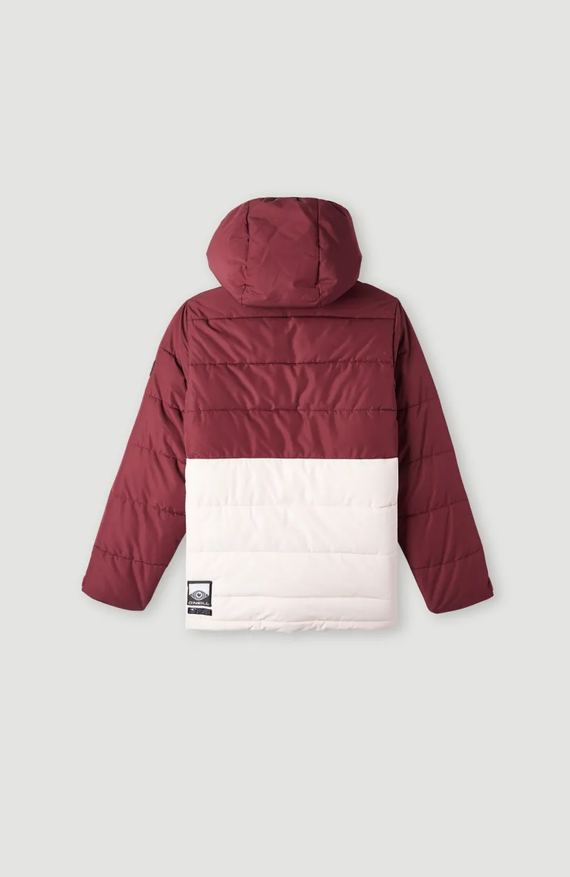 Hot O’Neill Anorak O'Riginals Puffer | Windsor Wine Colour Block