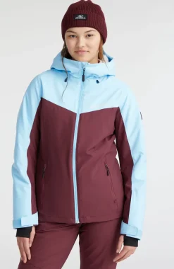 Clearance O’Neill Aplite Wintersportjas | Blue Wave Colour Block
