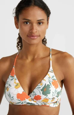 Online O’Neill Baay Bikinitop | White Tropical Flower