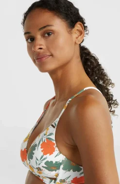 Online O’Neill Baay Bikinitop | White Tropical Flower