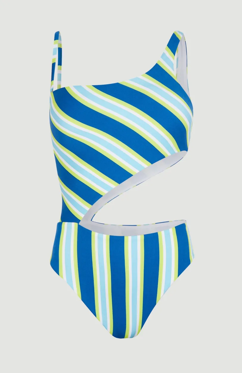 New O’Neill Badpak Poppy | Blue Towel Stripe