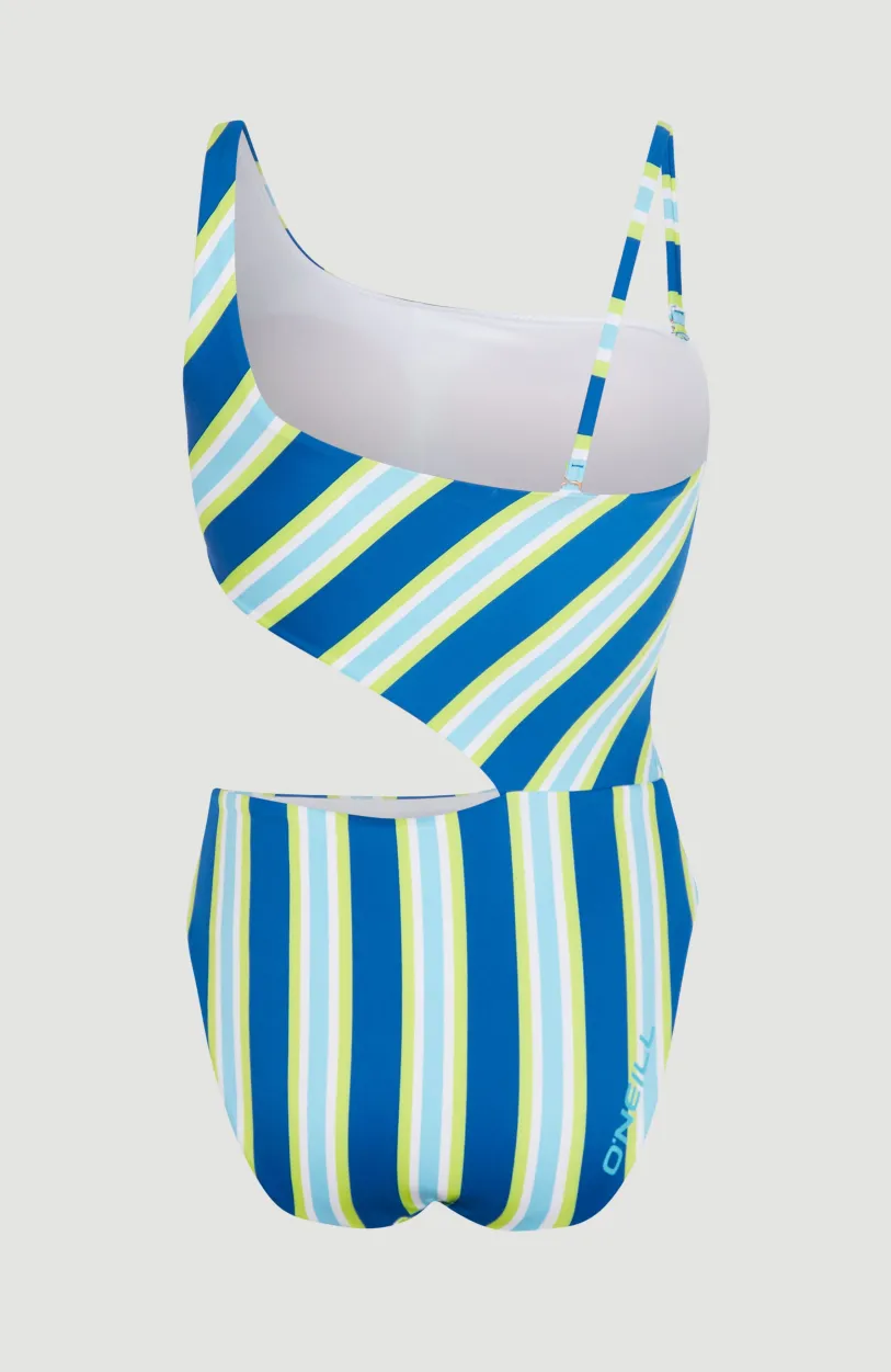 New O’Neill Badpak Poppy | Blue Towel Stripe