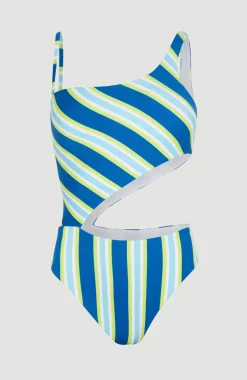 New O’Neill Badpak Poppy | Blue Towel Stripe