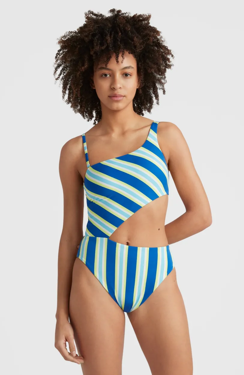 New O’Neill Badpak Poppy | Blue Towel Stripe