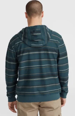 Best O’Neill Bavaro Capuchonvest Met Volledige Rits | Blue Ikat Stripe
