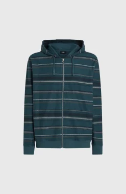 Best O’Neill Bavaro Capuchonvest Met Volledige Rits | Blue Ikat Stripe