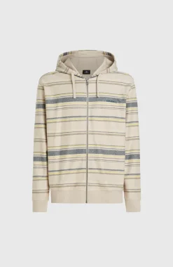 Outlet O’Neill Bavaro Capuchonvest Met Volledige Rits | Grey Vintage Stripe