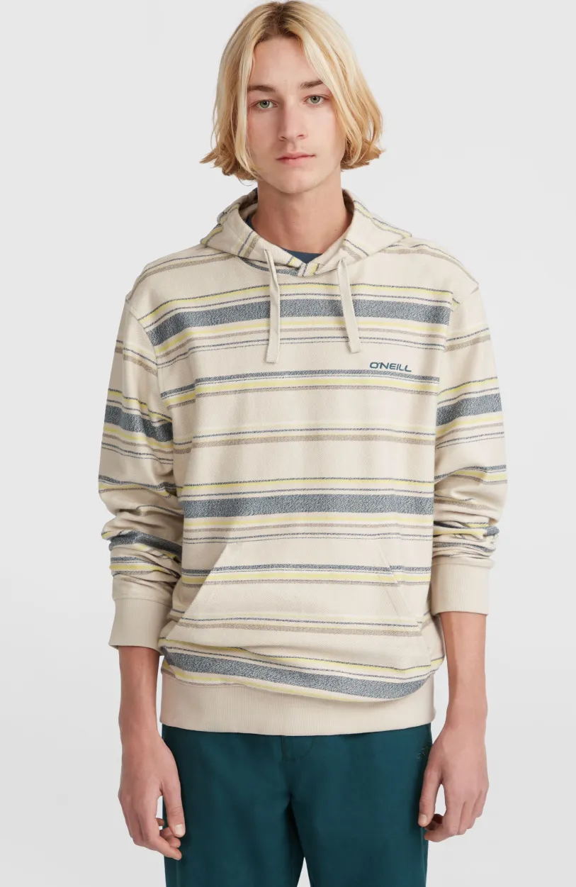 O’Neill Bavaro Hoodie | Grey Vintage Stripe
