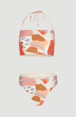 Hot O’Neill Bikini Longline Jen Love Bandeau | Patchwork Print