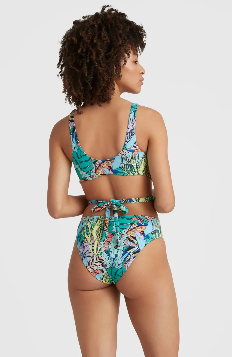 Hot O’Neill Bikini Sofie - Love Longline Triangle | Blue Comic Seaweed
