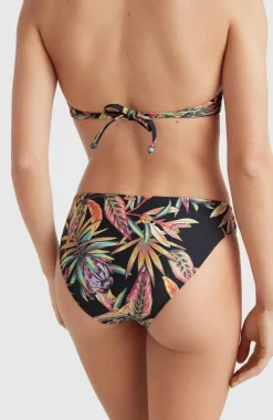 Best O’Neill Bikinibroekje Rita | Black Tropical Flower