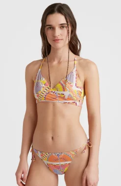 Outlet O’Neill Bikinitop Baay Bralette | Yellow Scarf Print