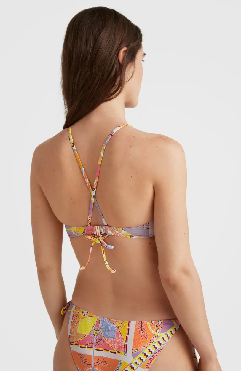 Outlet O’Neill Bikinitop Baay Bralette | Yellow Scarf Print
