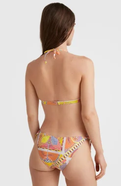Outlet O’Neill Bikinitop Marga Halter | Yellow Scarf Print