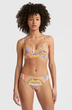 Outlet O’Neill Bikinitop Wave Bralette | Yellow Scarf Print