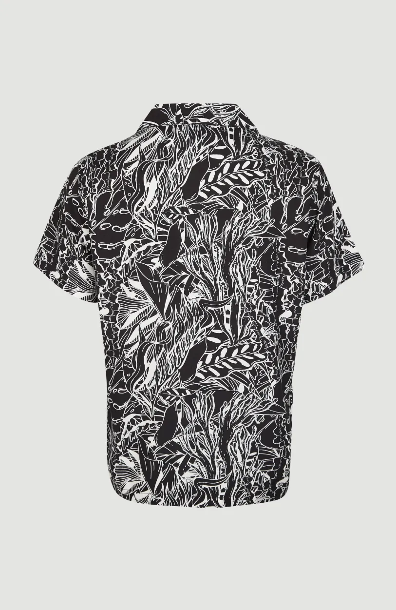Online O’Neill Blouse Ocean Mission | White . Black Comic Seaweed