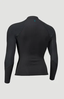 O’Neill Blueprint 2/1.5mm Front Zip Jacket | BLACK/BLACK