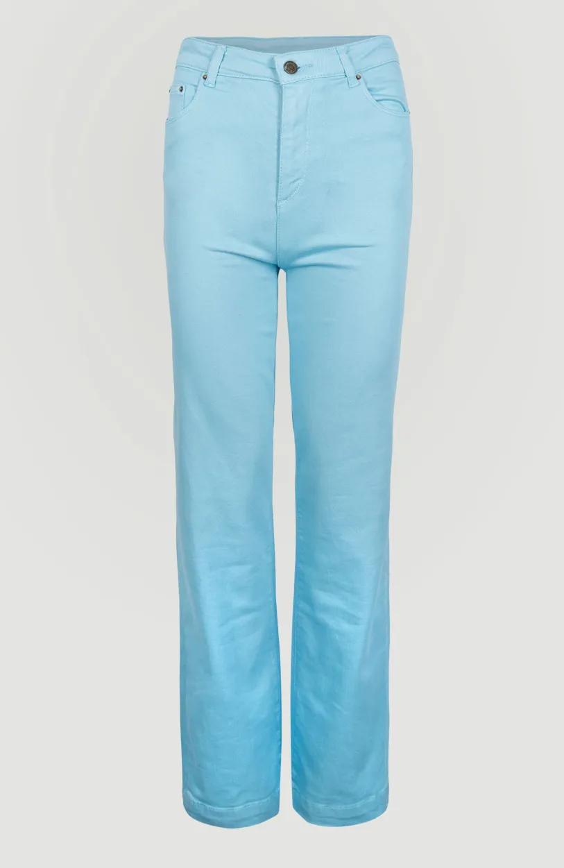 Online O’Neill Broek Dive Twill Met Hoge Taille | Blue Topaz