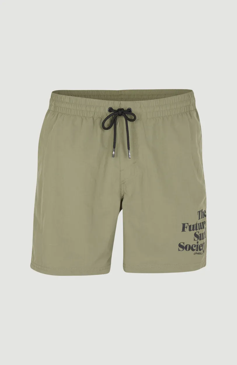 Hot O’Neill Cali FSS 16'' Zwemshort | Deep Lichen Green