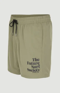Hot O’Neill Cali FSS 16'' Zwemshort | Deep Lichen Green