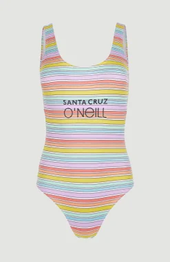 Best O’Neill Cali Retro Badpak | Bright Multi Coloured Stripe