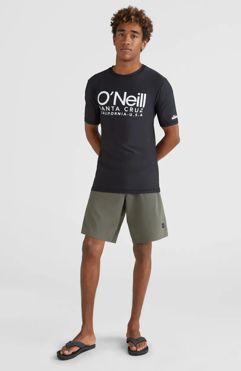 Clearance O’Neill Cali Shortsleeve UPF 50+ Sun Shirt Skin | Black Out