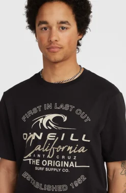 New O’Neill Cali Wave T-shirt | Black Out