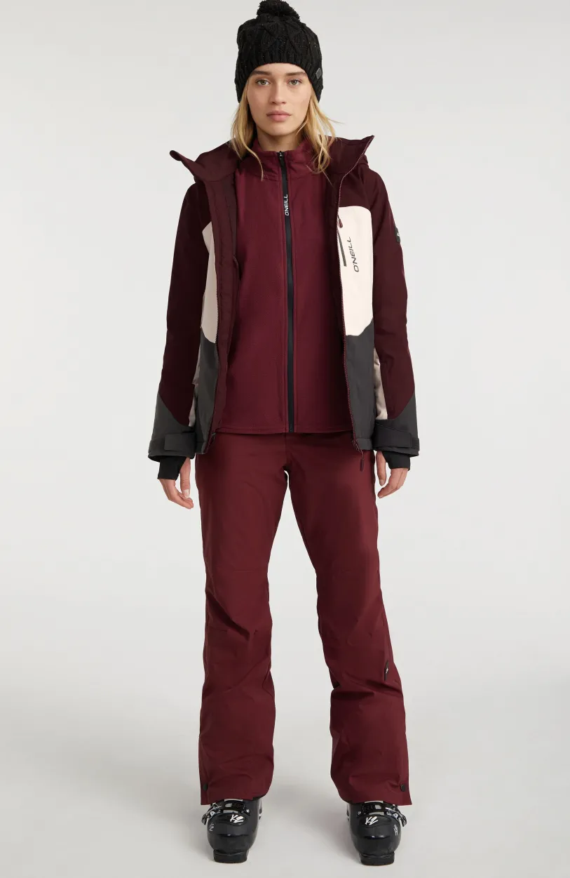 Best O’Neill Carbonite Wintersportjas | Windsor Wine Colour Block