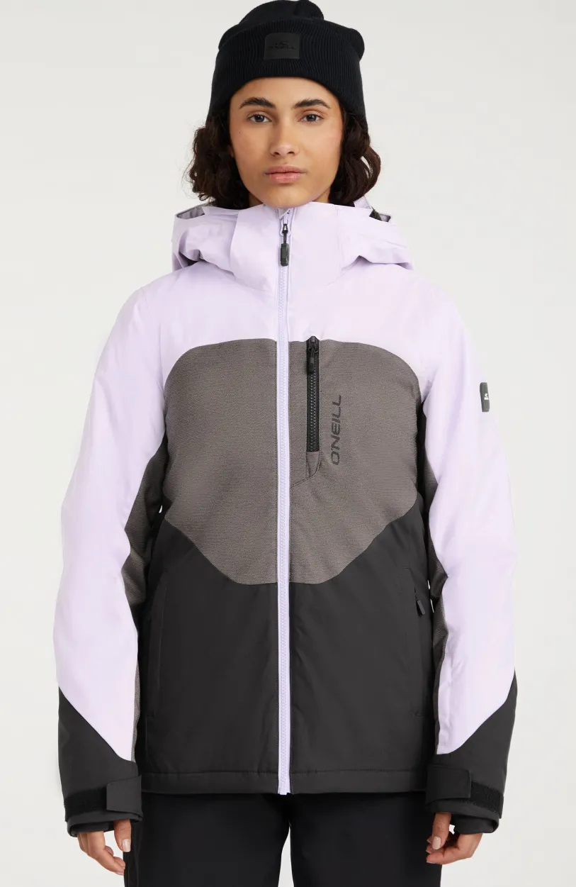 Outlet O’Neill Carbonite Wintersportjas | Purple Rose Colour Block