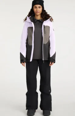 Outlet O’Neill Carbonite Wintersportjas | Purple Rose Colour Block