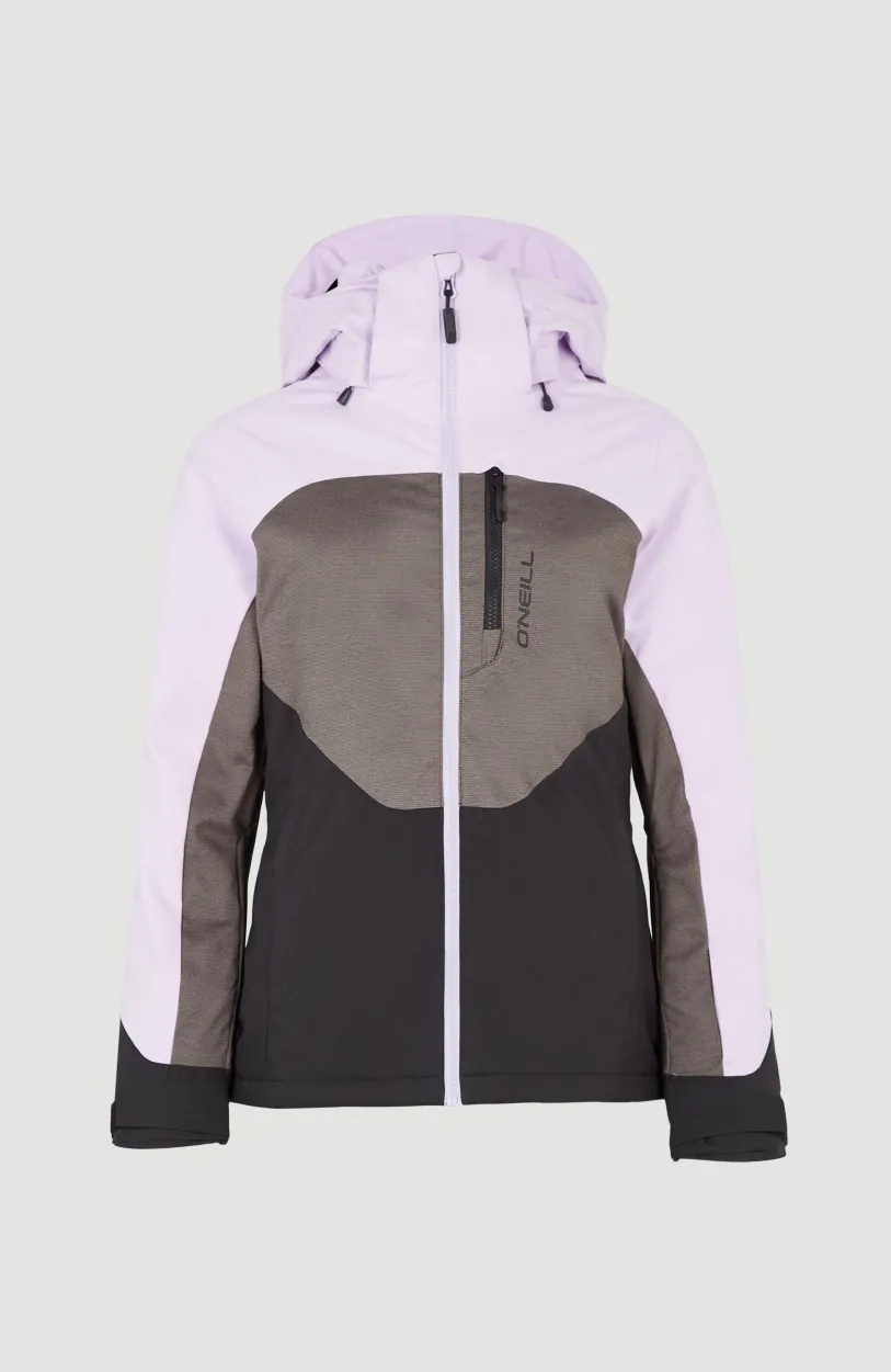 Outlet O’Neill Carbonite Wintersportjas | Purple Rose Colour Block
