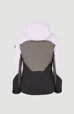 Outlet O’Neill Carbonite Wintersportjas | Purple Rose Colour Block