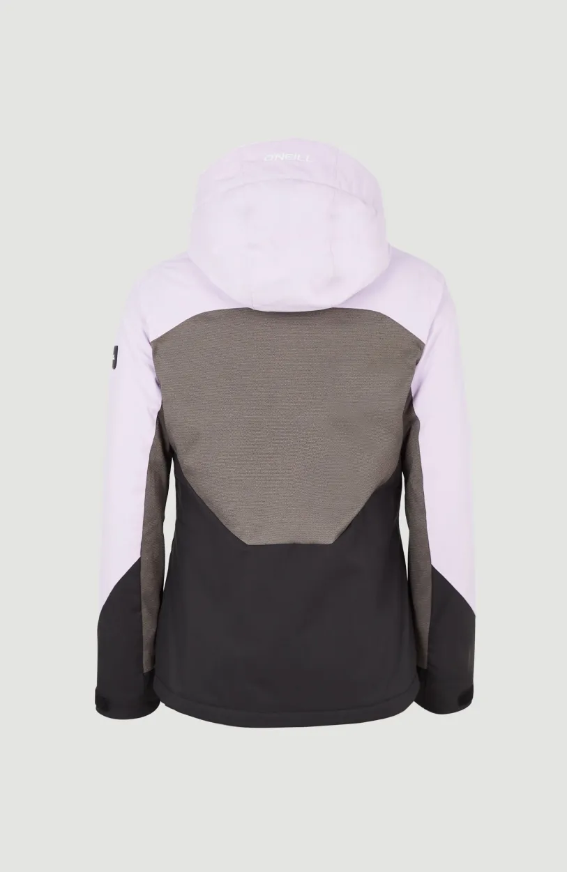 Outlet O’Neill Carbonite Wintersportjas | Purple Rose Colour Block