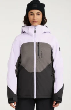 Outlet O’Neill Carbonite Wintersportjas | Purple Rose Colour Block