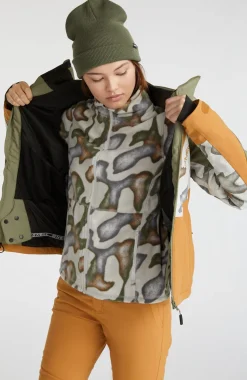 Outlet O’Neill Carbonite Wintersportjas | Deep Lichen Green Colour Block