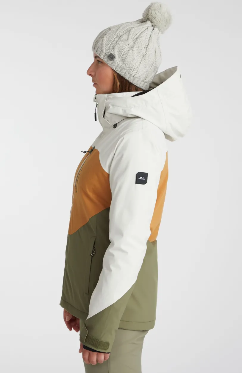 Hot O’Neill Carbonite Wintersportjas | London Fog Colour Block