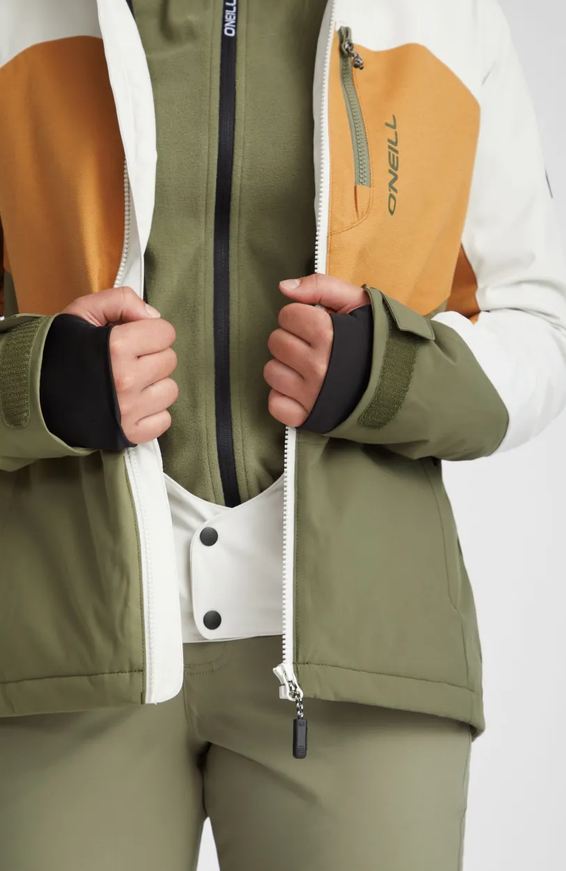 Hot O’Neill Carbonite Wintersportjas | London Fog Colour Block