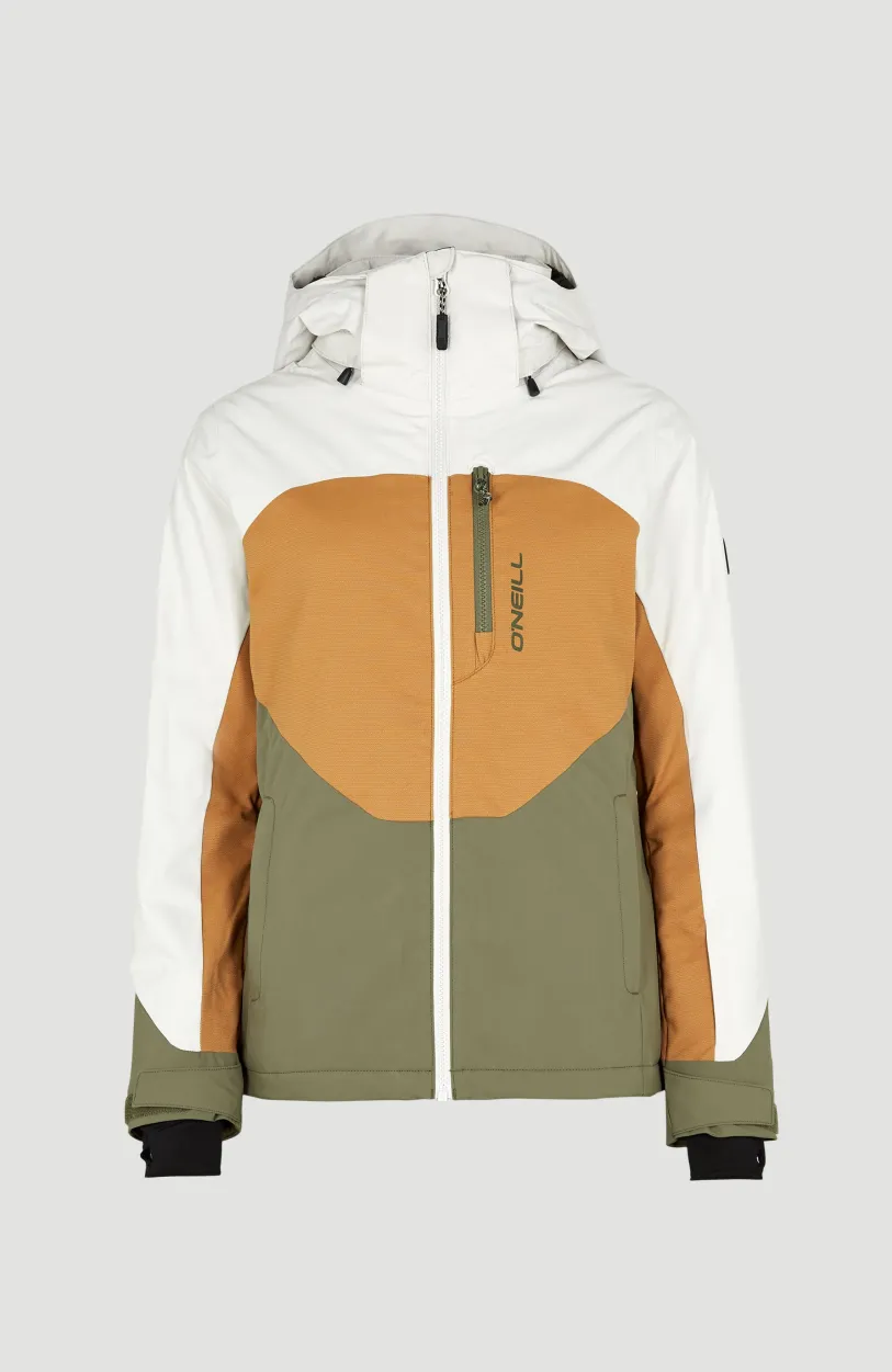 Hot O’Neill Carbonite Wintersportjas | London Fog Colour Block
