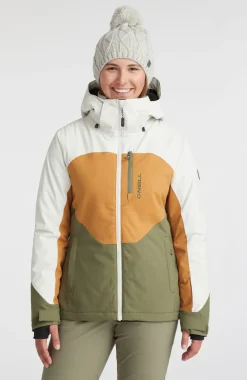 Hot O’Neill Carbonite Wintersportjas | London Fog Colour Block