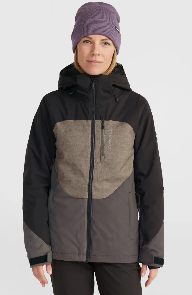 O’Neill Carbonite Wintersportjas | Black Out Colour Block
