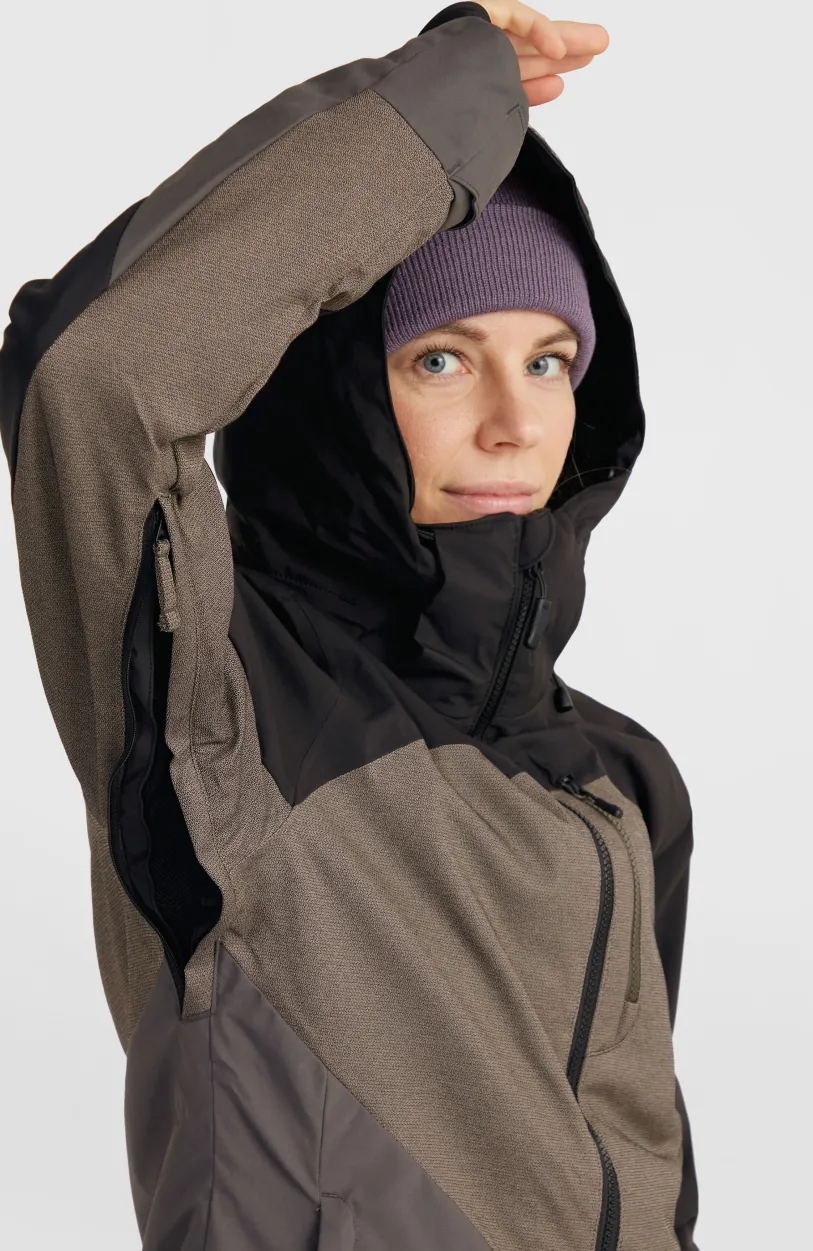 O’Neill Carbonite Wintersportjas | Black Out Colour Block