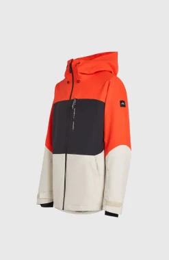 New O’Neill Carbonite Wintersportjas | Paprika Flame Colour Block