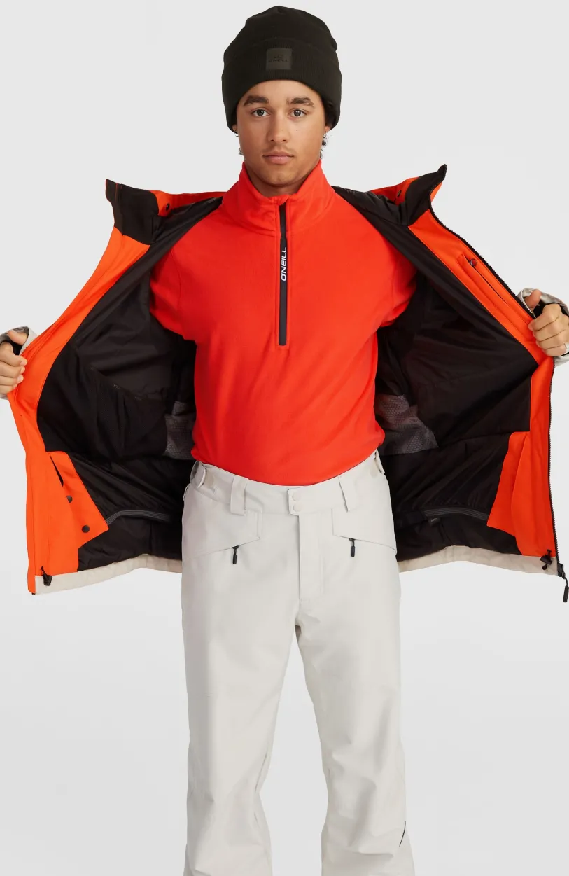 New O’Neill Carbonite Wintersportjas | Paprika Flame Colour Block