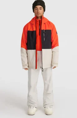 New O’Neill Carbonite Wintersportjas | Paprika Flame Colour Block