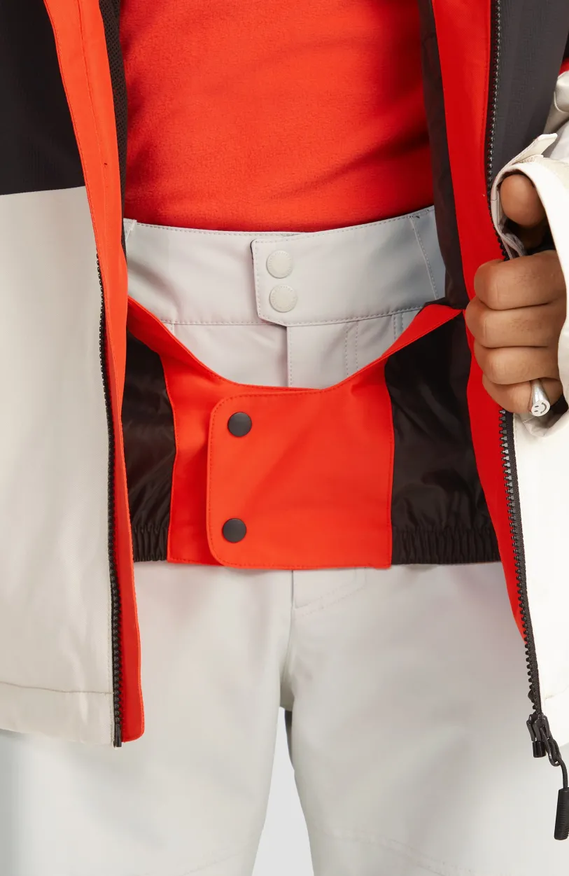 New O’Neill Carbonite Wintersportjas | Paprika Flame Colour Block