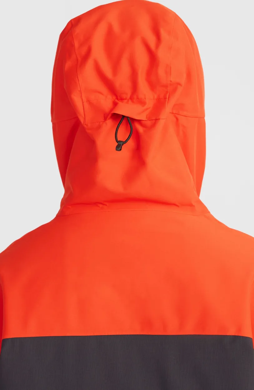 New O’Neill Carbonite Wintersportjas | Paprika Flame Colour Block
