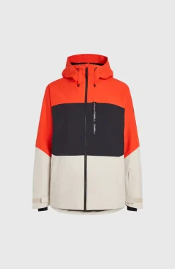 New O’Neill Carbonite Wintersportjas | Paprika Flame Colour Block